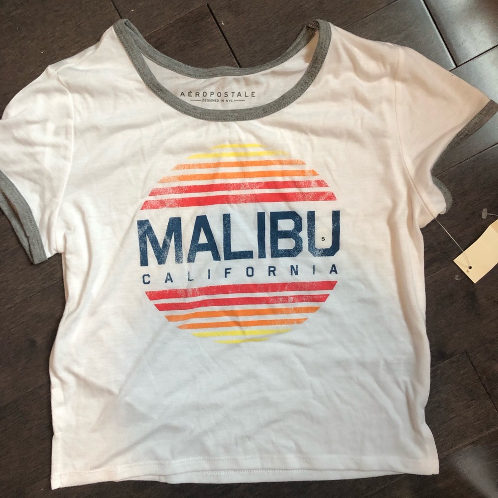 Aeropostale malibu shirt with grey lining